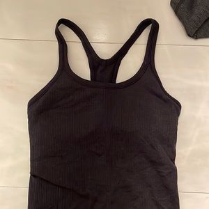 Lululemon Ebb to Street Tank Top, size 4, copper charcoal